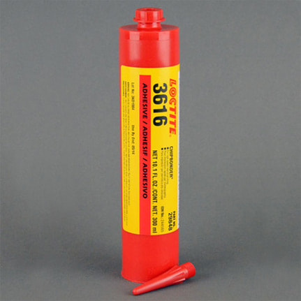 漢高樂(lè )泰 Chipbonder 3616環(huán)氧膠 紅色 300毫升 卡筒包裝
