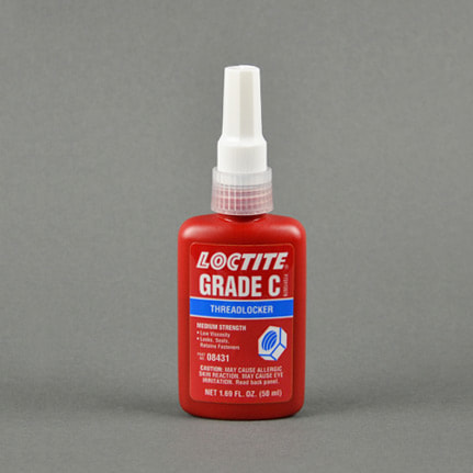 漢高樂(lè )泰 084 Threadlocker 厭氧膠 藍色 50毫升 瓶裝